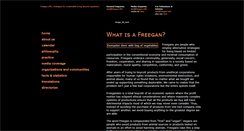 Desktop Screenshot of freegan.info